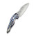 Нож складной туристический Weknife Arrakis (8.8 см) Vanax / Titanium серый