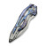 Нож складной туристический Weknife Arrakis (8.8 см) Vanax / Titanium серый