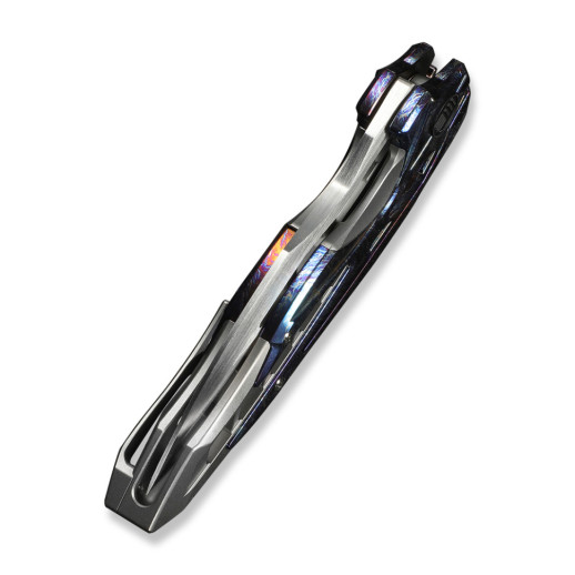 Нож складной туристический Weknife Arrakis (8.8 см) Vanax / Titanium серый