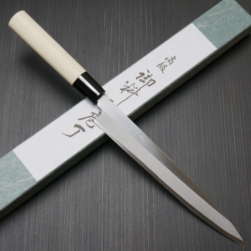 Нож кухонный Tojiro Shirogami Steel Yanagi-Sashimi 210mm F-930