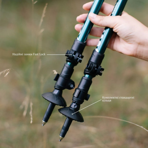 Треккинговые палки Tribe Trekking Pole Alu T-ME-0026-ocean