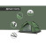 Палатка трехместная автоматическая Naturehike NH21ZP008, темно-зеленая