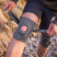 Бандаж на колено туристический с пружинной поддержкой Naturehike Qingyue CNK2650DS010, черный