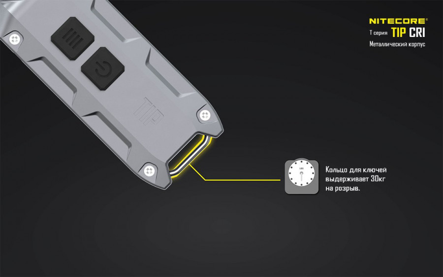Фонарь Nitecore TIP CRI черный