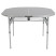 Стол Bo-Camp Premium Oval 100x70 cm Grey (1404424)