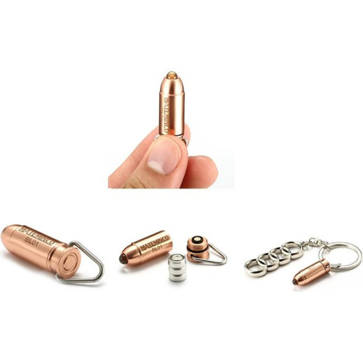 Фонарь Mateminсo BL01 Bullet 45LM LED Keychain, медный