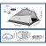 Палатка сверхлегкая трехместная с футпринтом Naturehike Cloud Up 3 UL NH18T030-T-T, 20D, темно-синяя