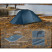 Палатка сверхлегкая трехместная с футпринтом Naturehike Cloud Up 3 UL NH18T030-T-T, 20D, темно-синяя
