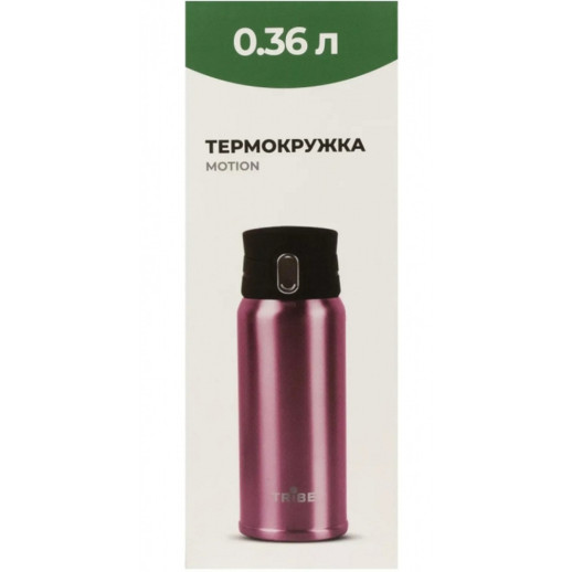 Термокружка Tribe Motion 0,36л T-DD-0014, pink