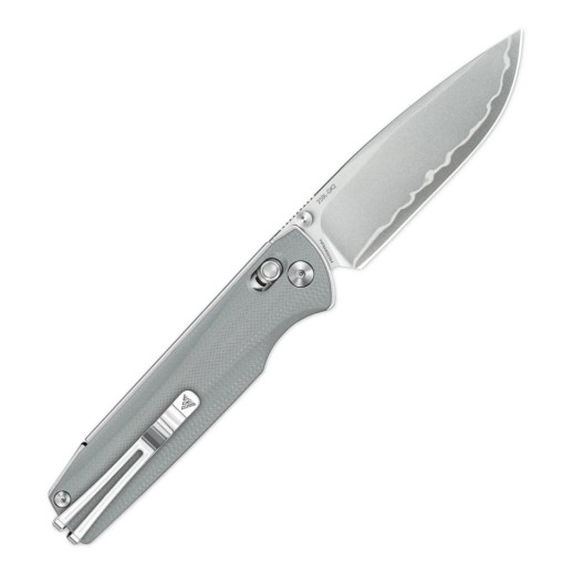 Нож складной туристический SRM Terrier (9 см) 140Cr/G10 серый