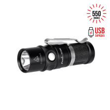 Карманный фонарь Fenix RC09 , серый, XM-L2 U2 LED, 550 люмен