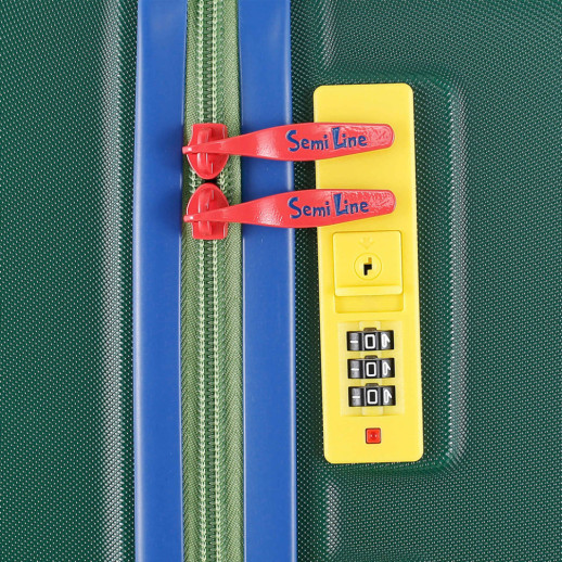 Чемодан Semi Line 20" (S) Green (T5846-1)