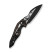 Нож складной туристический Weknife Arrakis (8.8 см) Vanax / Titanium черный