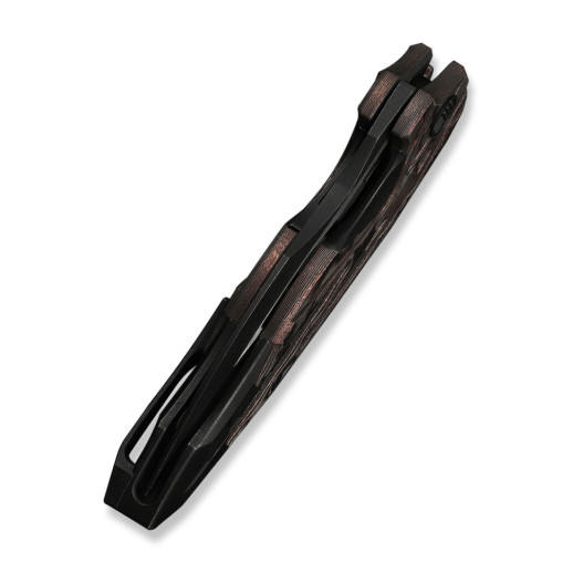 Нож складной туристический Weknife Arrakis (8.8 см) Vanax / Titanium черный