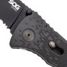 Нож SOG Trident Black Blade полусеррейтор (TF3-BX) Нож SOG Trident Black Blade полусеррейтор (TF3-BX)