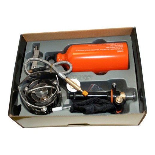 Горелка мультитопливная (газ, бензин, дизель) со шлангом и подогревом Tramp TRG-013