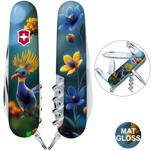 Складной нож Victorinox SPARTAN DESIGN Райская синяя птичка