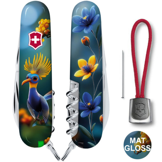 Складной нож Victorinox SPARTAN DESIGN Райская синяя птичка