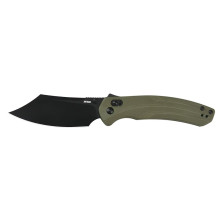 Нож Artisan Simoon Black Blade AR-RPM9, G10 green
