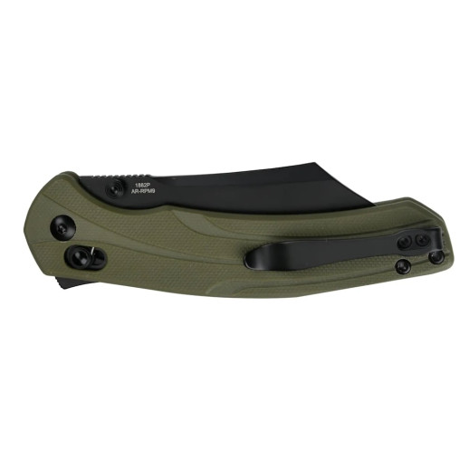 Нож Artisan Simoon Black Blade AR-RPM9, G10 green
