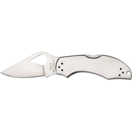 Нож Spyderco Byrd Robin 2, стальная рукоятка (BY10P2)