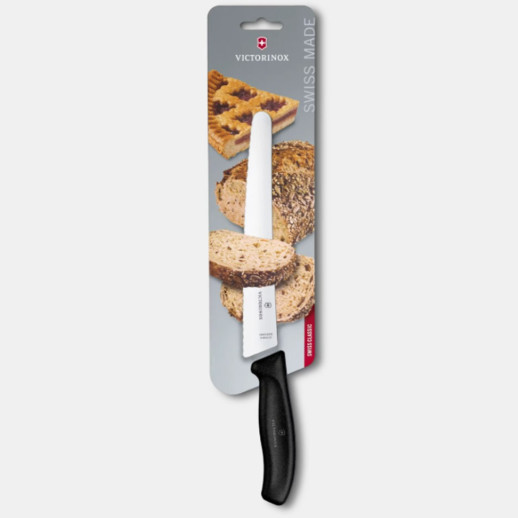 Нож кондитерский Victorinox Swiss Classic 22см волн черн 6.8633.22B