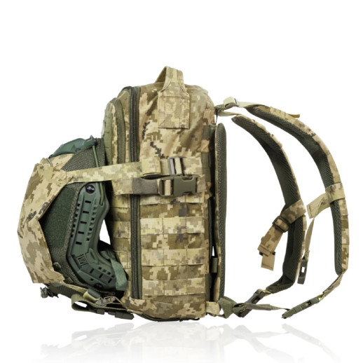 Тактический рюкзак Ukrarmor DM20 на 20 л. Cordura 1000D. Крепление Molle Пиксель