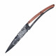 Нож Deejo Tattoo Wood Black 37 g, Rosewood,