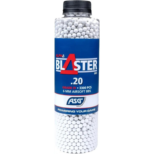 Страйкбольные шарики ASG Alpha Blaster 6 мм 0,2г 3300 шт