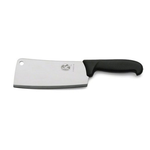 Кухонный нож Victorinox Fibrox Cleaver 19см большой для мяса с черн. ручкой