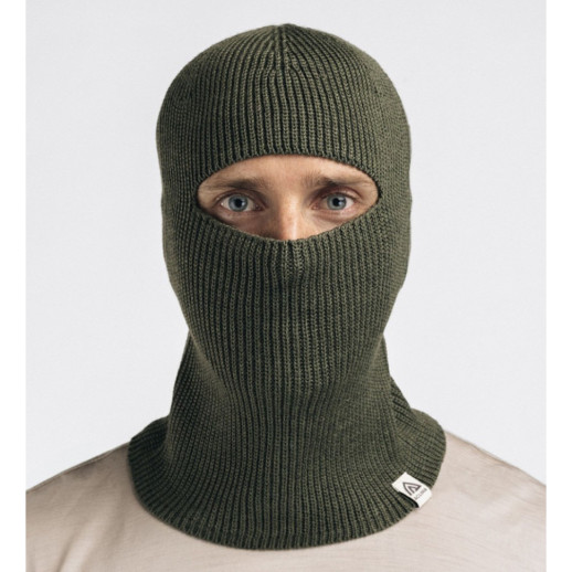 Балаклава-шапка Aclima Flat Knit Balaclava Hat Olive Night OneSize