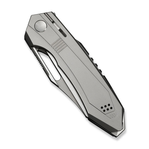 Нож складной туристический Weknife Bogey (9.3 см) Bohler M390 / Titanium серый