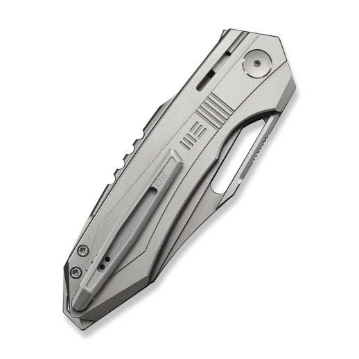 Нож складной туристический Weknife Bogey (9.3 см) Bohler M390 / Titanium серый