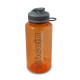 Фляга Pinguin Tritan Fat Sport Bottle 2023 BPA-free, 1,0 L, Orange (PNG 816624)