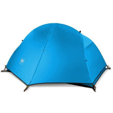 Палатка Naturehike Cycling 1 NH18A095-D, 210T, сверхлегкая одноместная с футпринтом, голубой