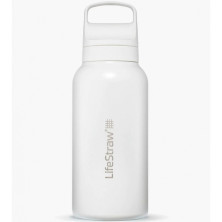 Бутылка-фильтр для воды LifeStraw Go SS Filter Bottle, 1 л, Polar White (LSW LGV41SWHWW)
