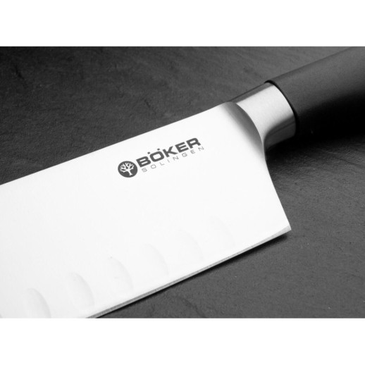 Кухонный нож-санток с воздушными карманами Boker Core Professional