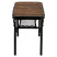 Стол Bo-Camp Woodbine 56x34 cm Black/Wood look (1404191)
