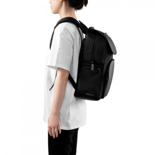 Рюкзак XD Design Soft Daypack защита от краж, порезов, черный