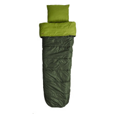 Спальный мешок Caribee Cloud 9, зеленый, левый