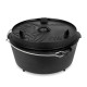 Казан-жаровня чугунная Petromax Dutch Oven ft18 на ножках 16,1 л