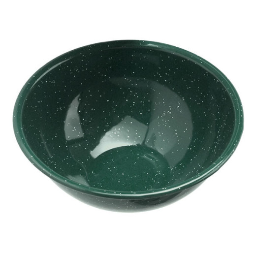 Тарелка глубокая эмалированная GSI Outdoors 6" Mixing Bowl Green