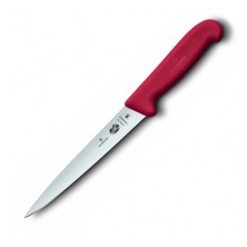 Нож кухонный Victorinox Fibrox Filleting Flex филейный 18 см красный