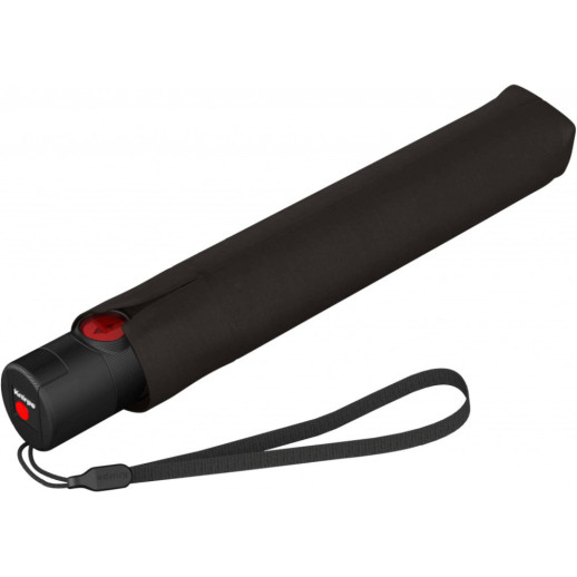 Зонт Knirps U.200 Black Black UV Coating Авто / Складной / 6спиц / D97x26см