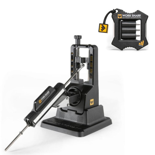 Акционный набор Work Sharp Точилка механическая The Precision Adjust Knife Sharpener WSBCHPAJ-I + Точилка механическая Micro WSEDCMCR