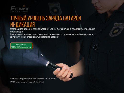 Фонарь ручной Fenix PD36R+фонарь ручной Fenix E01 V2.0 в подарок (без серийного номера)
