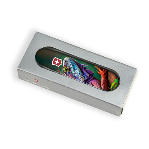 Складной нож Victorinox CAMPER ANIMAL Хамелеон