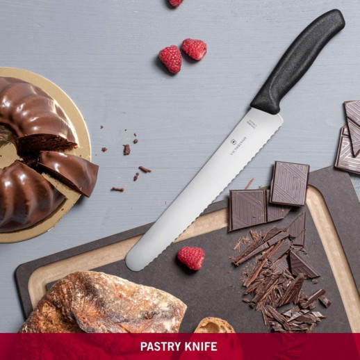 Нож кондитерский Victorinox Swiss Classic 26см волн черн 6.8633.26B