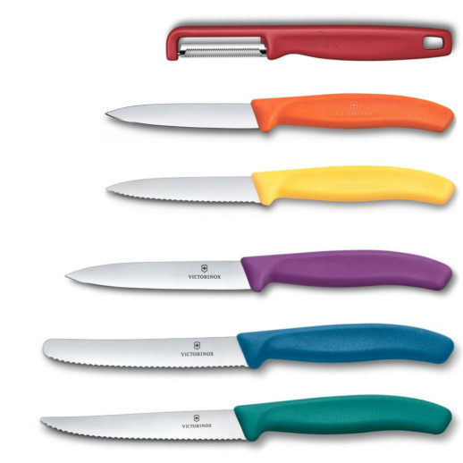 Кухонный набор с подставкой Victorinox SWISS CLASSIC Cutlery Block 6.7126.6C1