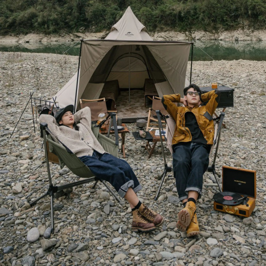 Кресло-качалка складное Naturehike NH21JJ004, темно-зеленое (6976023927775)